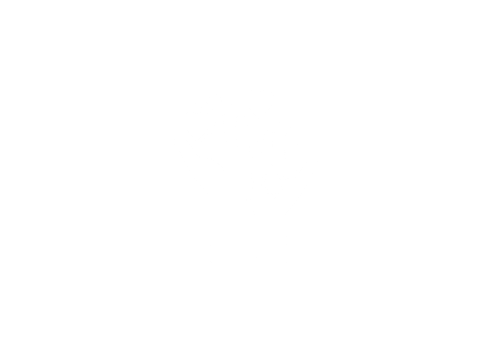 White clip-art of two hands with hearts hovering over them