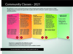 Community Classes Flier 2