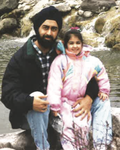 Dr. Singh with young Dr. Avneet Singh