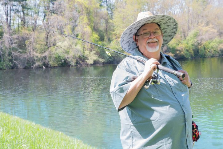 Ron Brame fishing