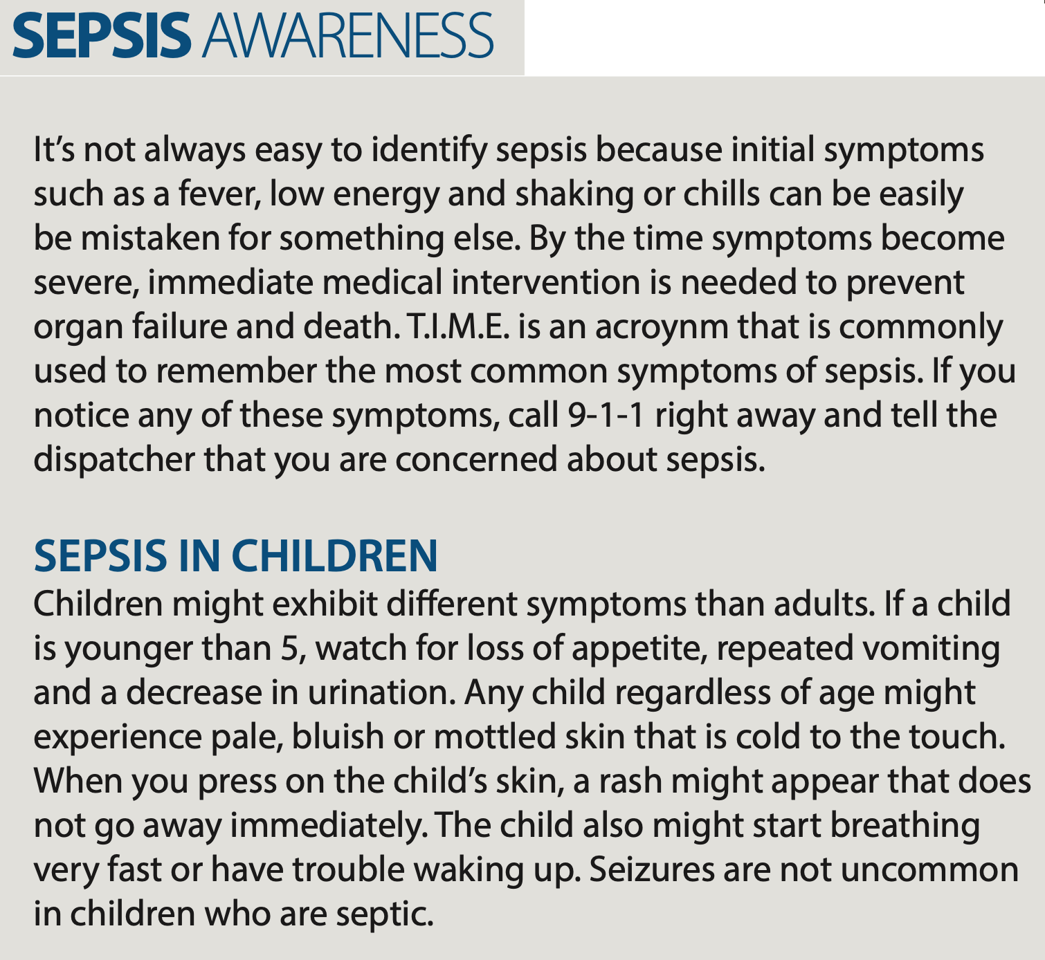 Jay & John Sharp - Surviving Sepsis