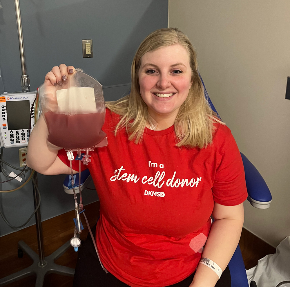 Laura Walters Donates Lifesaving Stem Cells to Cancer Patient