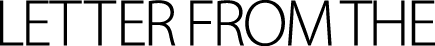 Letter from the