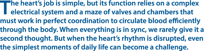 The heart’s job is simple, but its function relies on a complex electrical system and a maze of valves and chambers t...