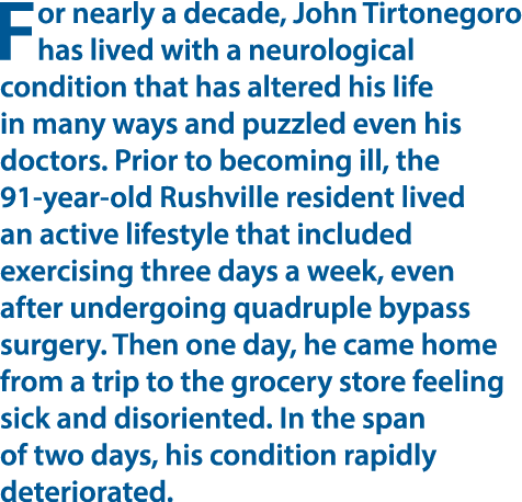 For nearly a decade, John Tirtonegoro has lived with a neurological condition that has altered his life in many ways ...