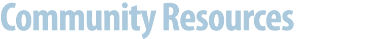 Community Resources