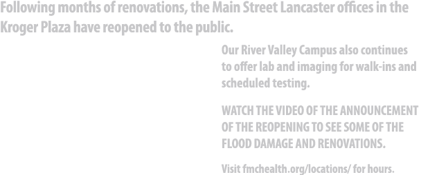 Following months of renovations, the Main Street Lancaster offices in the Kroger Plaza have reopened to the public. O...
